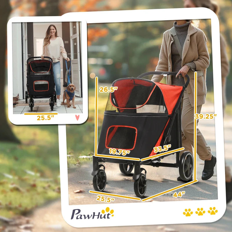 One-Click Foldable Stroller for Large Medium Small Dogs, Pet, Cats with  Storage - Los Angeles, CA - West Hollywood, CA - Palm Springs, CA
