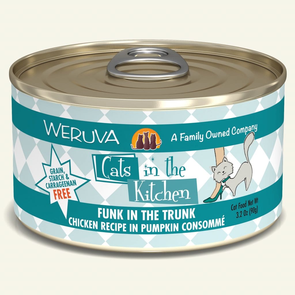 Weruva Funk in the Trunk Chicken Recipe in Pumpkin Consommé Cat