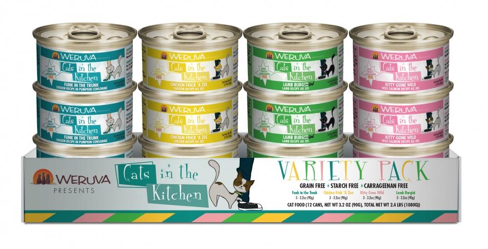 Weruva Grain Free Cats in the Kitchen Canned Variety Pack Los