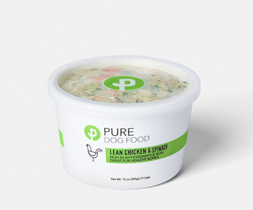 PURE Lean Chicken & Spinach Dog Food