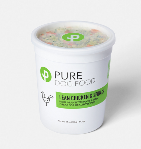 PURE Lean Chicken & Spinach Dog Food