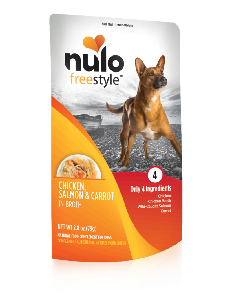 Nulo FreeStyle Chicken Salmon Carrot in Broth Recipe for Dogs