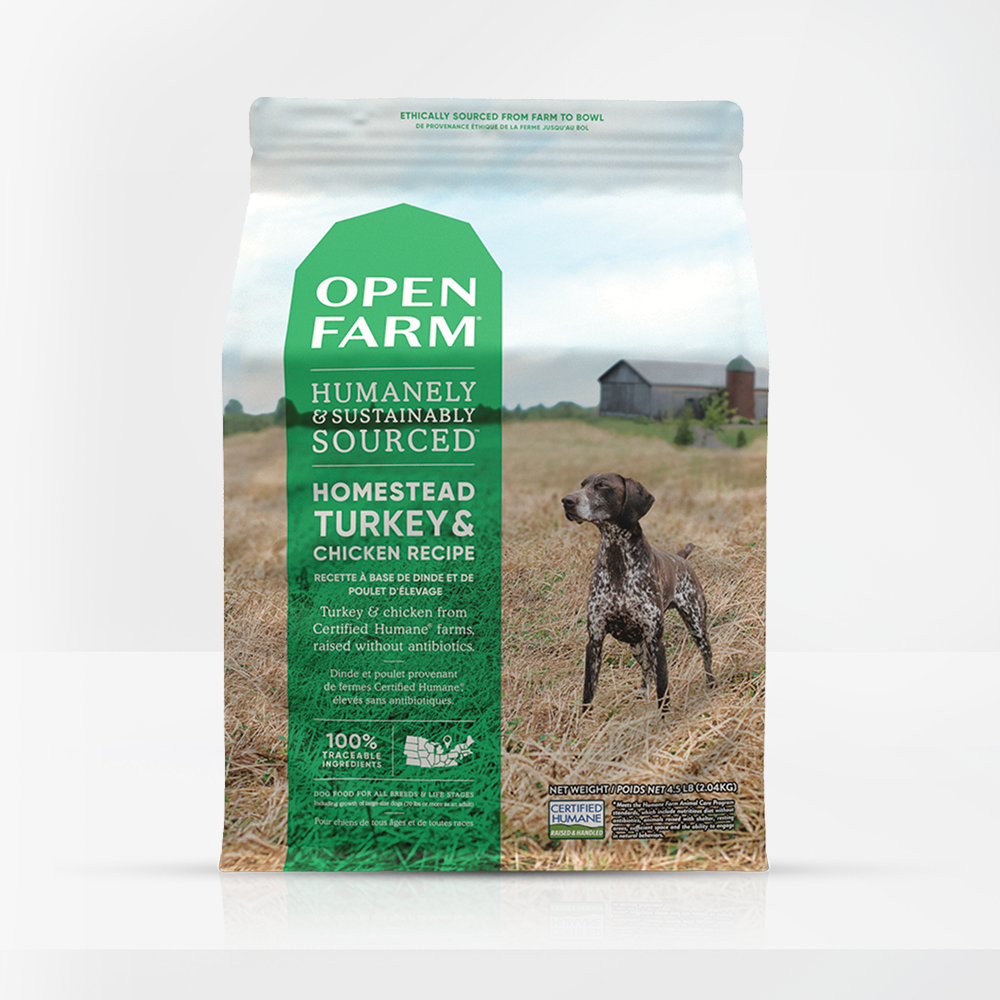 Turkey dry top dog food