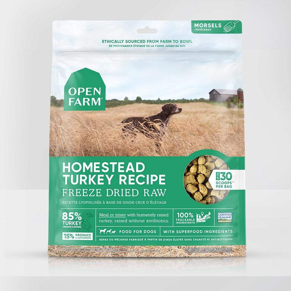 Open Farm Homestead Turkey Freeze Dried Raw Dog Food Open Farm Homestead Turkey Freeze Dried Raw Dog Food