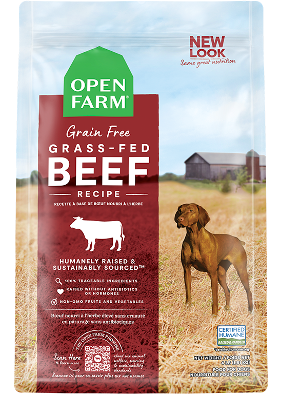 Open Farm Grass Fed Beef Grain Free Dry Dog Food Los Angeles CA West Hollywood CA Palm Springs CA Tailwaggers Pet Food Supplies