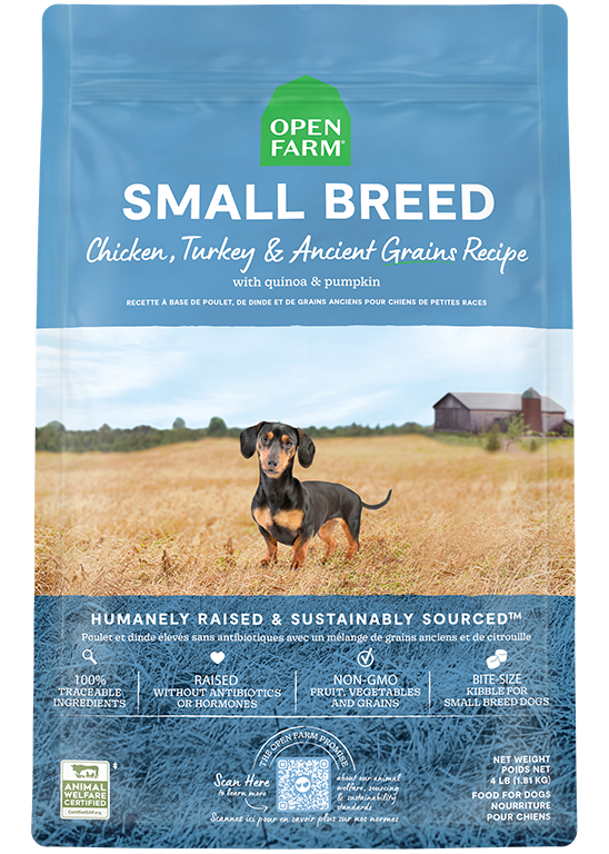 Open Farm Small Breed Ancient Grain Dry Dog Food Los Angeles CA West Hollywood CA Palm Springs CA Tailwaggers Pet Food Supplies