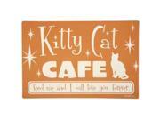 Ore' Originals Diner Cat Orange Placemat