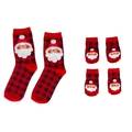 Pearhead Human and Dog Sock Set (Buffalo Check Santa)