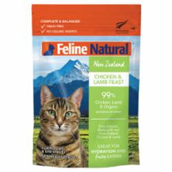 Feline Naturals Cat GF Chicken Lamb Pouch 3oz