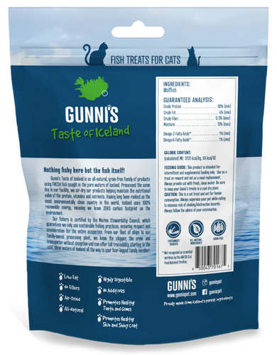 Gunni's Wolffish Mini Morsel  Cat Treats