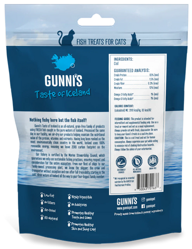 Gunni's Cod Mini Morsels Cat Treats