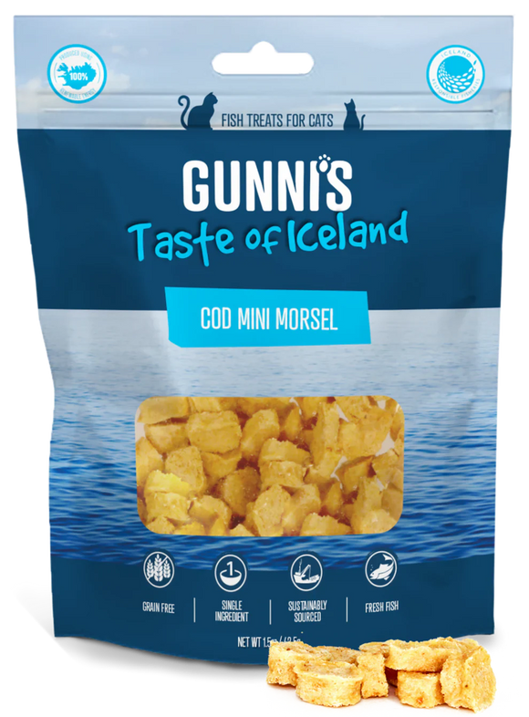 Gunni's Cod Mini Morsels Cat Treats