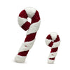 HuggleHounds Candy Cane Plush Dog Toy