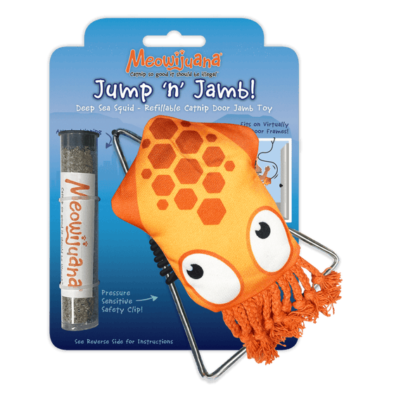 Meowijuana Jump ‘n’ Jamb Squid Cat Toy