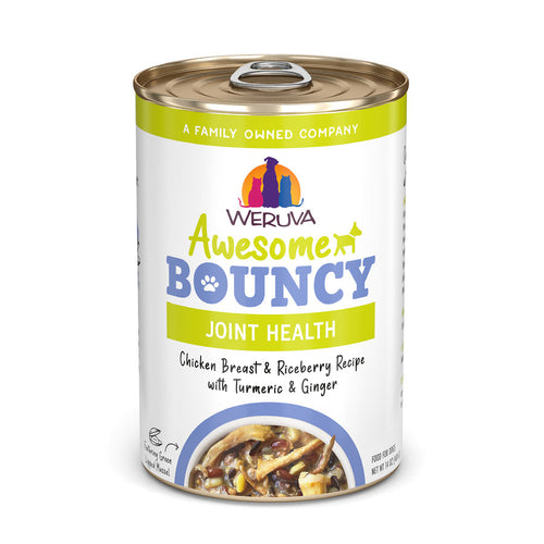 Weruva Awesome Bouncy Chicken Breast & Riceberry Recipe with Turmeric & Ginger in Broth Dog Food