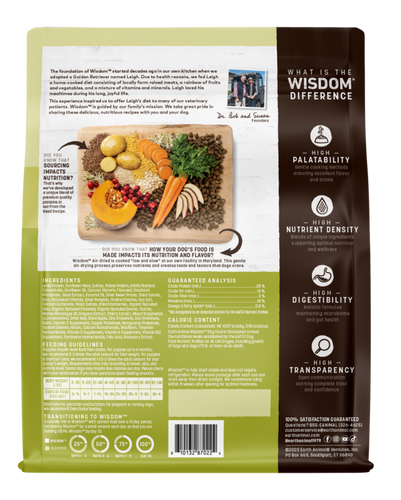 Earth Animal Dr. Bob Goldstein's Wisdom™ Air-Dried From the Seed Recipe Dog Food