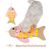 Injoya Fish Snuffle Mat Cat Toy