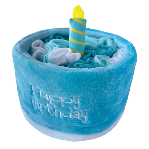 Foufou Hide 'n Seek Birthday Cake Snuffle Dog Toy