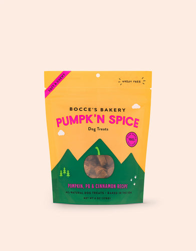 Bocce's Bakery Pumpk'n Spice Soft & Chewy Treats (6 Oz.)