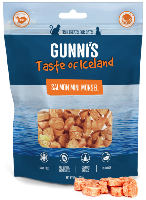 Gunni's Salmon Mini Morsels Cat Treats