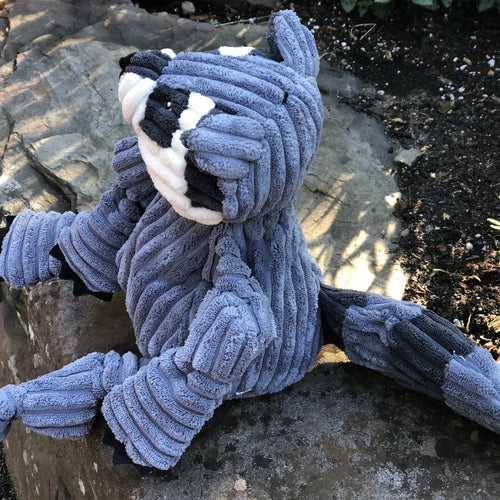 HuggleHounds Raccoon Knottie Dog Toy (Large)