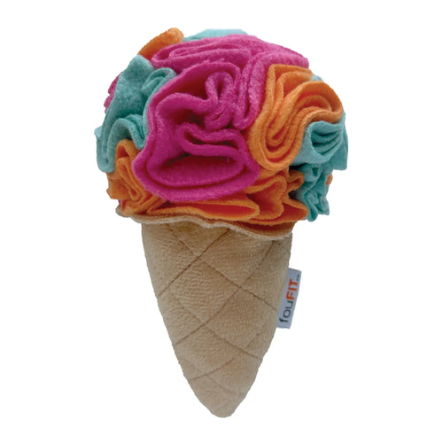 Foufou Hide 'n Seek Ice Cream Snuffle Dog Toy