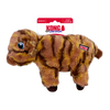 KONG Low Stuff Stripes Cow Dog Toy