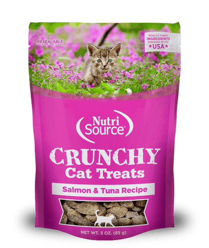 NutriSource® Crunchy Cat Salmon & Tuna Treats (3 Oz)