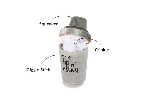 P.L.A.Y. Barktender Dogtail Shaker Dog Toy