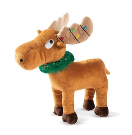 PetShop by Fringe Studio Merry Chrismoose Plush Dog Toy