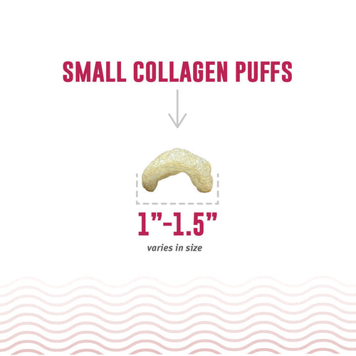 Icelandic Beef Collagen Puffs with Kelp Treats for Small Dogs