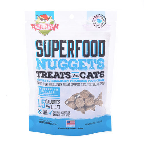 Boo Boo's Best SuperFood Nuggets Whitefish Cat Treats