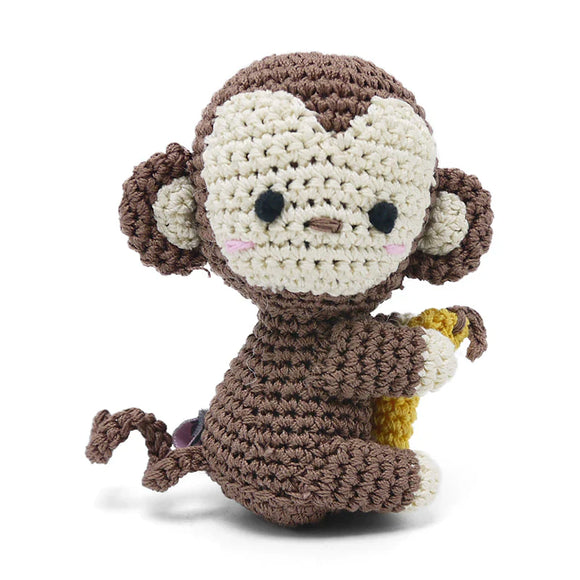 Dogo Pet Monkey Crochet Dog Toy