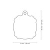MyFamily Charms Big Skull ID Tag