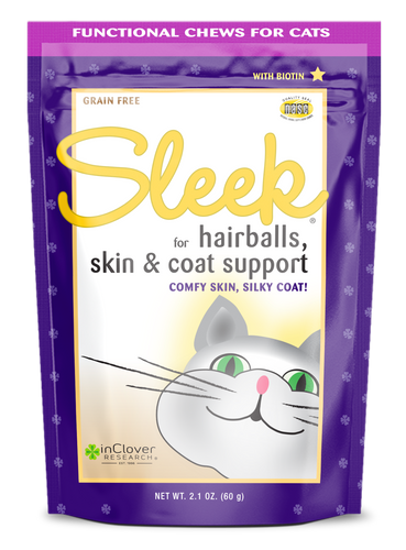 InClover Sleek Hairballs Cat Treat