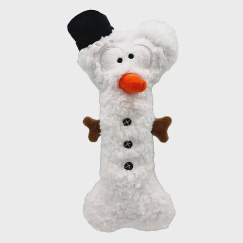 Huxley & Kent Power Plush Snowman Bone