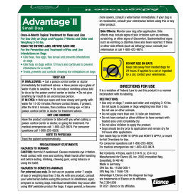 Advantage II Small Dog Vet-Recommended Flea Treatment & Prevention