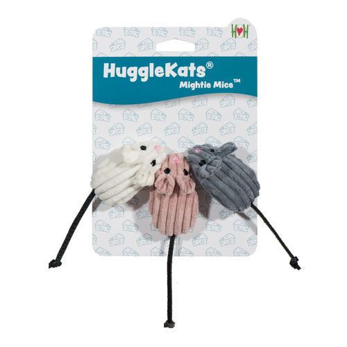 HuggleKat Mightie Mice 3pk