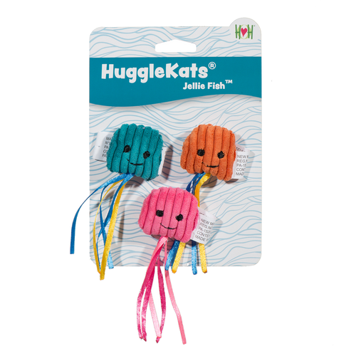 HuggleKat Jellie Fish 3pk