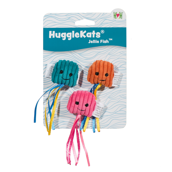 HuggleKat Jellie Fish 3pk HuggleKat Jellie Fish 3pk