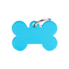 MyFamily ID Tag Basic Collection Big Bone Light Blue in Aluminum (Grande, Light Blue)