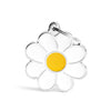 MyFamily ID Tag Big Daisy (Grande, White)