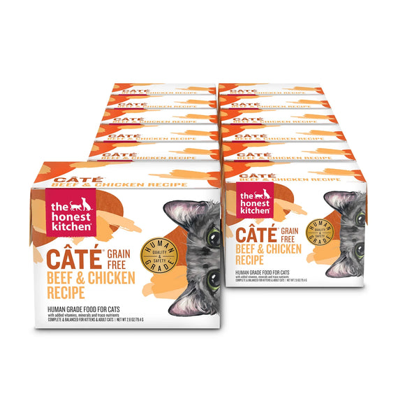 The Honest Kitchen Câté Grain Free Beef & Chicken Pâté Wet Cat Food