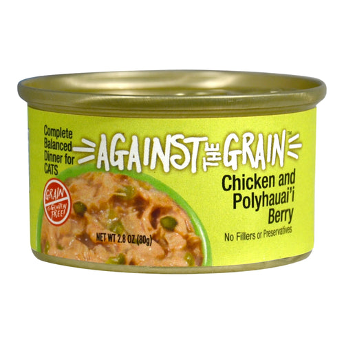 Against the Grain Farmers Market Grain Free Chicken & Polyhauaii Berry Canned Cat Food