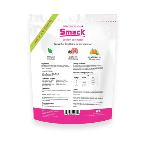 Smack Purrfect Pork for Cats (8.8 oz/250 g)