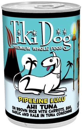 Tiki Dog Pipeline Luau Ahi Tuna on Brown Rice Canned Dog Food