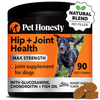 Pet Honesty Hip + Joint Health Max Strength Bacon Flavor for Dogs