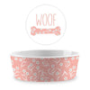 Tarhong Flower Fields Single Wall Pet Bowl Blush