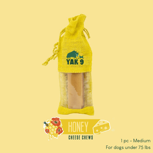 Yak9 Honey Cheese Chews for Dogs
