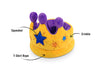 P.L.A.Y. Party Time Canine Crown Dog Toy